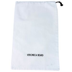 Veronica Beard Dust Bag White‎ Cotton Drawstring Storage Accessory